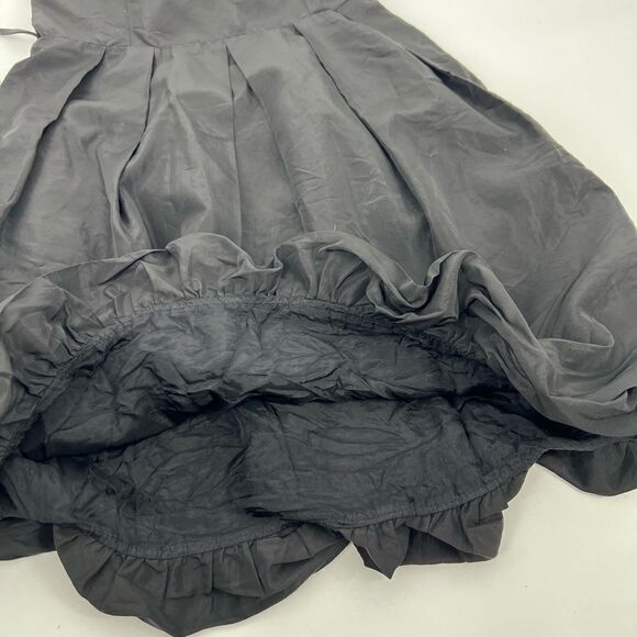 Zara Basic Black Strapless Balloon Cocktail Dress Sz S - Picture 6 of 6